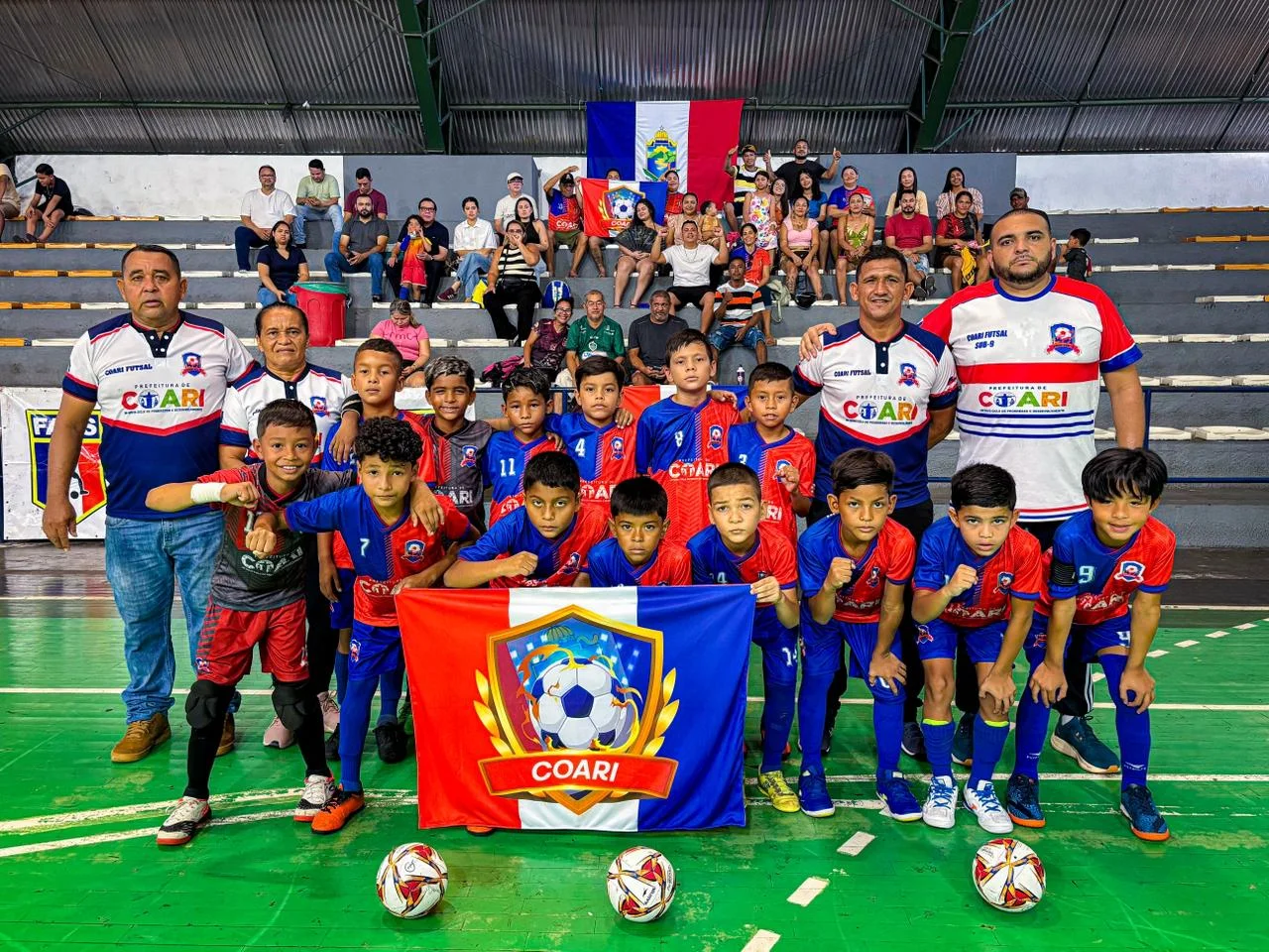 SELEÇÃO COARIENSE DE FUTSAL SUB-9 GARANTE CLASSIFICAÇÃO PARA AS QUARTAS DE FINAL DO CAMPEONATO AMAZONENSE